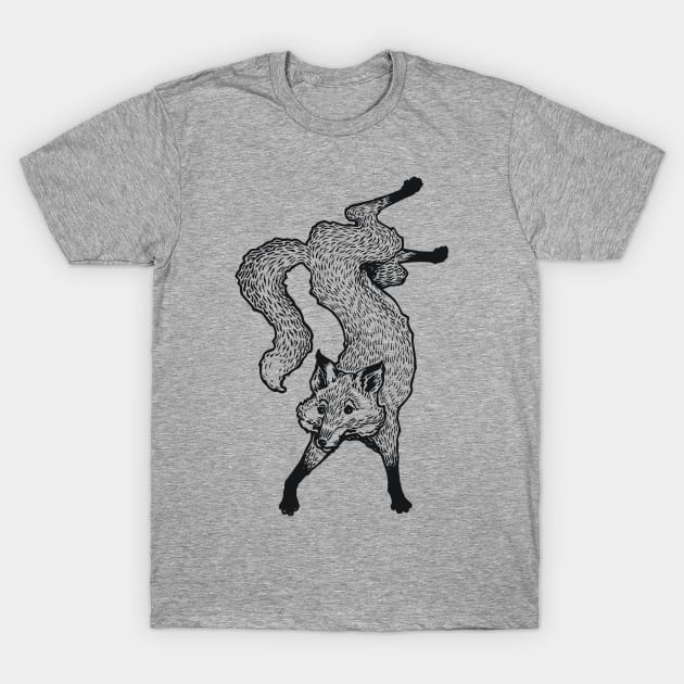 A Levity of Animals: Sly Fox T-Shirt by calebfaires